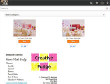 Tablet Screenshot of creative-fudge.com